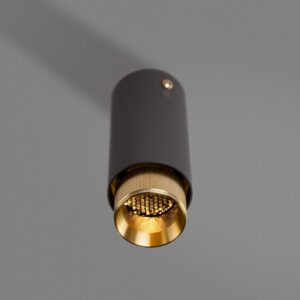 Lampa sufitowa Exhaust Linear Grafitowy – Złoty