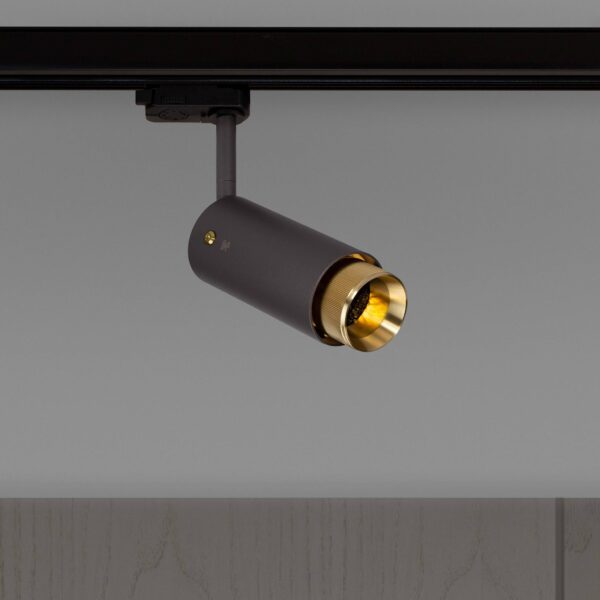 Lampa szynowa Exhaust Linear Grafitowy – Złoty