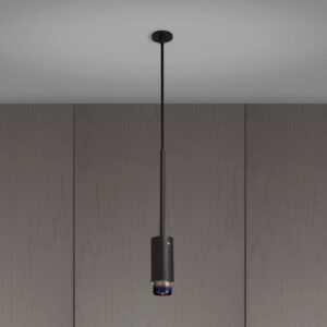Lampa wisząca Exhaust Linear Grafitowy – Burnt Steel