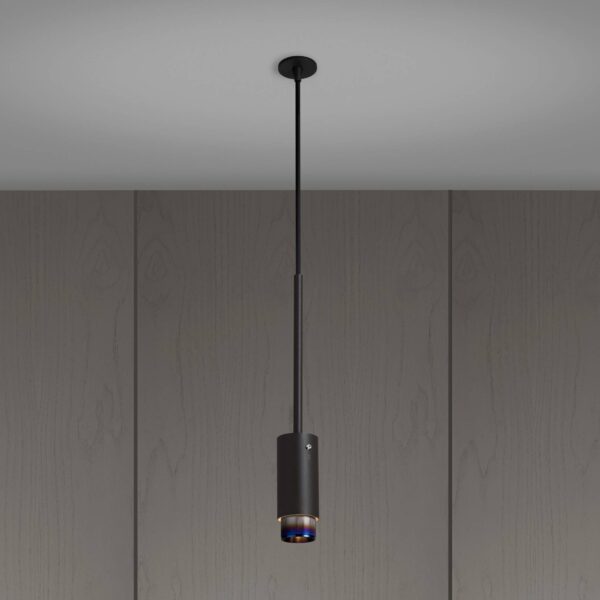 Lampa wisząca Exhaust Linear Grafitowy – Burnt Steel