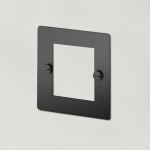 Ramka 1G 50 mm Euro Plate 2 moduły – Biały (UK)