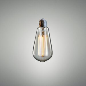 Żarówka LED Teardrop bursztynowa